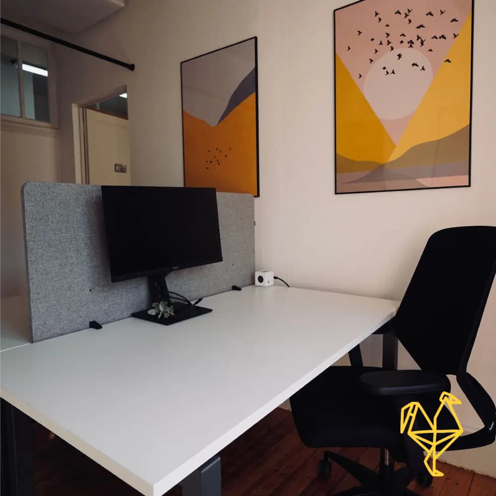 Poste individuel en coworking